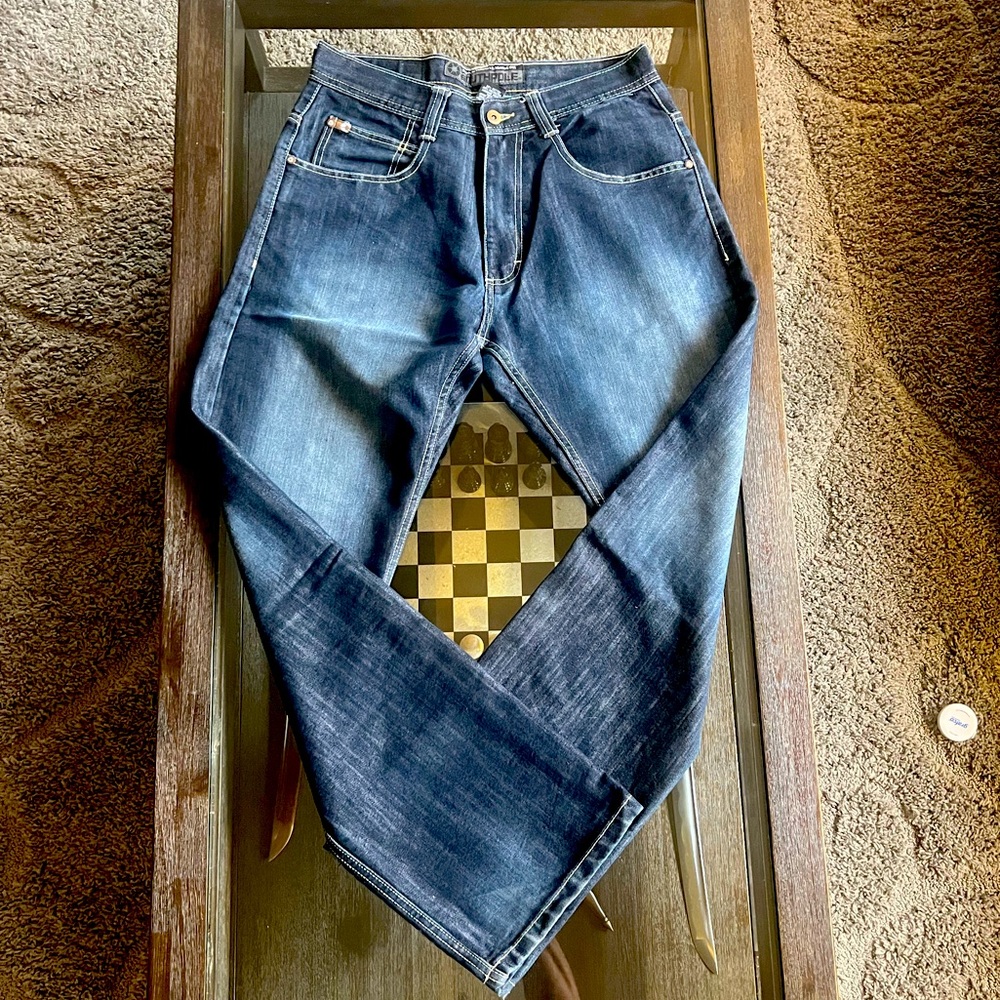 32x32 faded south pole blue jeans, Like new